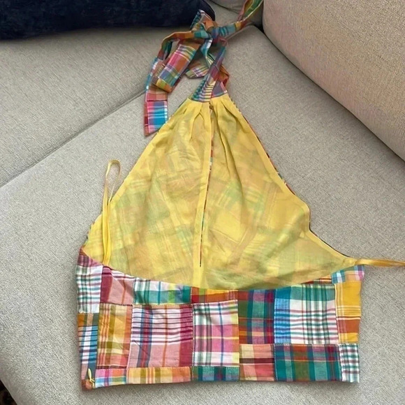 STAUD Multicolor Plaid Crop Top - Picture 5 of 8